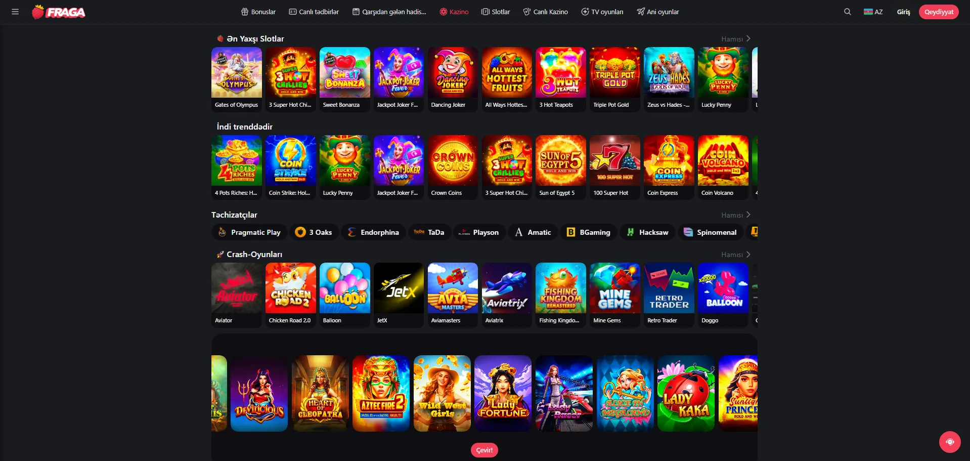 Fraga yüklə — sistem tələbləri və uyğunluq