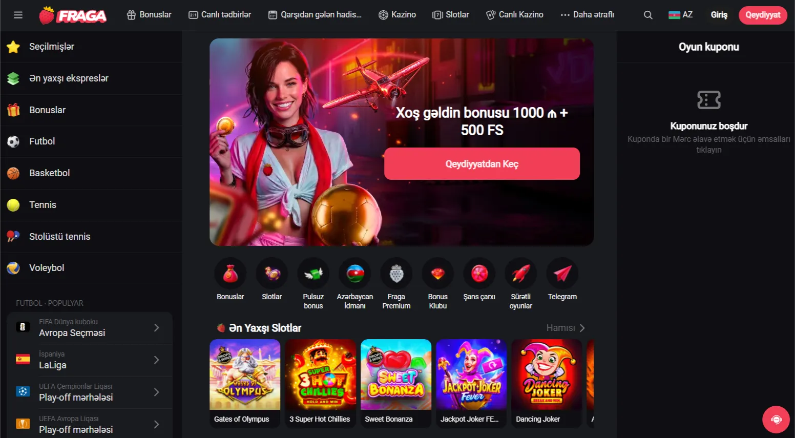 Fraga: mobil cihazlardan oyun